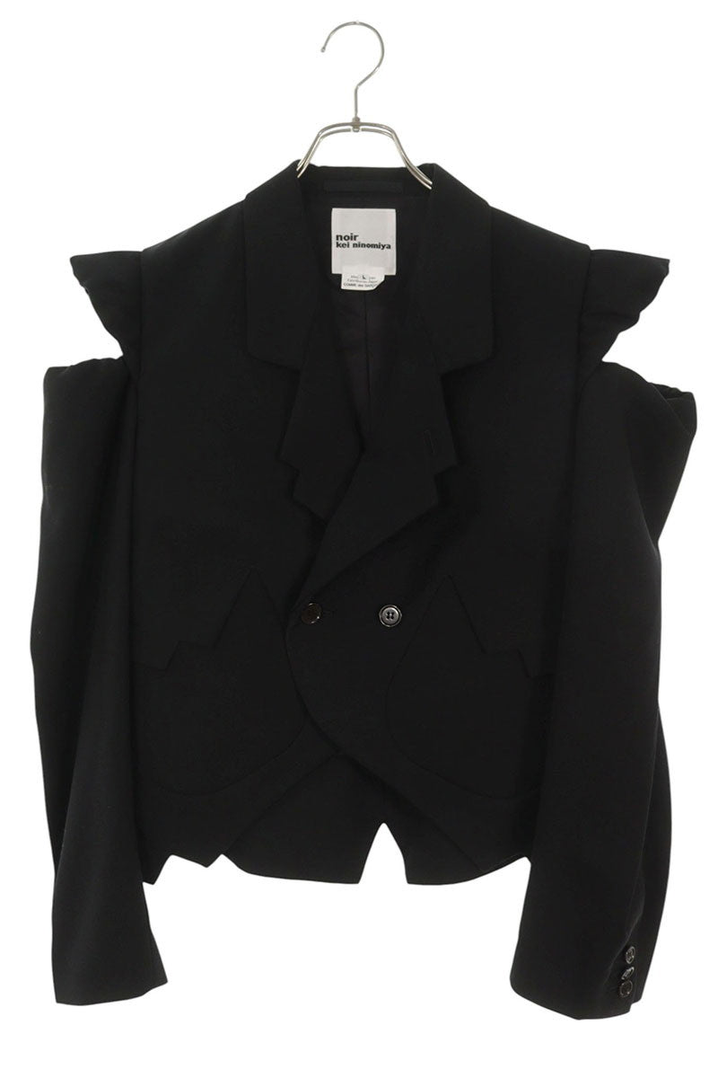 Noir Kei Ninomiya 25SS Shoulder Cutout Jacket Black Size L