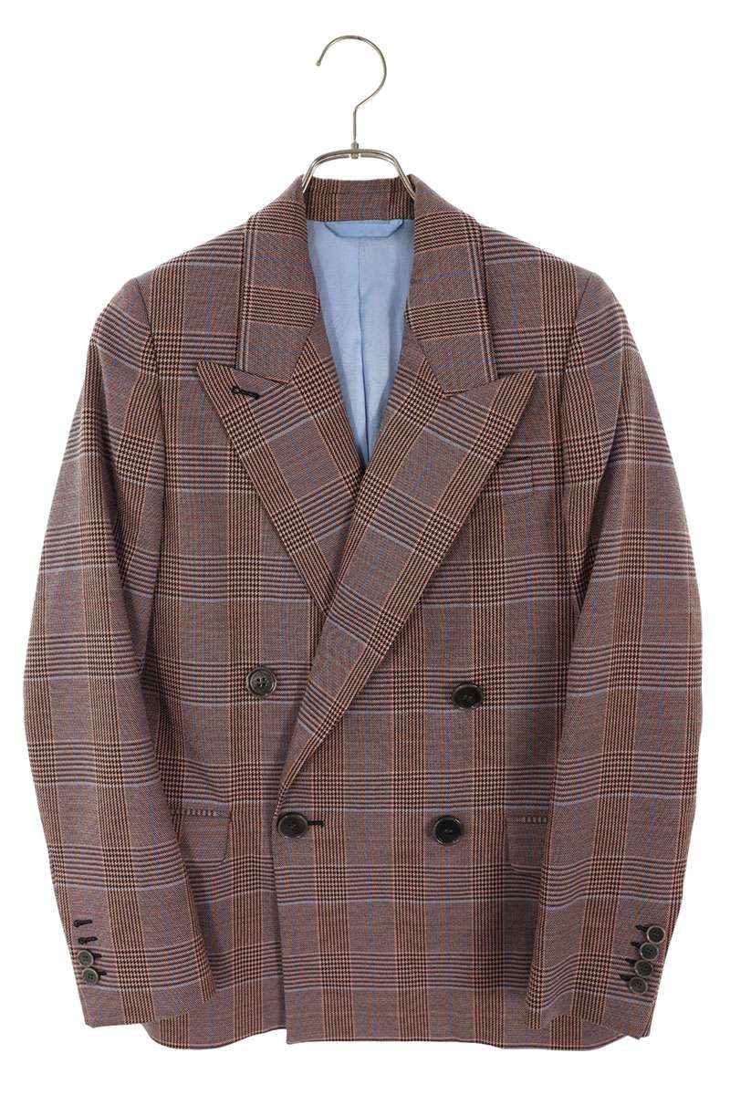 Acne Studios Pink Double-breasted Wool Blend Jacket Size 32