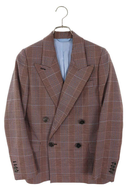 Acne Studios Pink Double-breasted Wool Blend Jacket Size 32