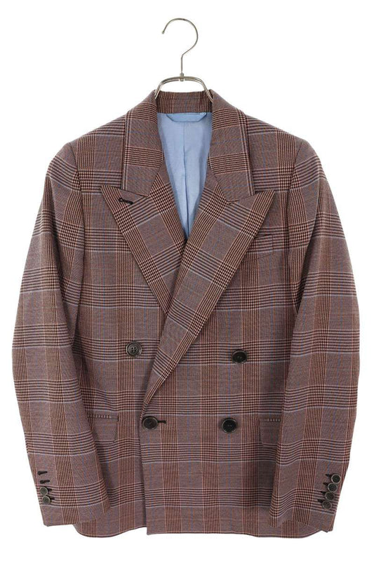 Acne Studios Pink Double-breasted Wool Blend Jacket Size 32