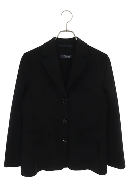Vintage Black Pure Wool Jacket Size 36