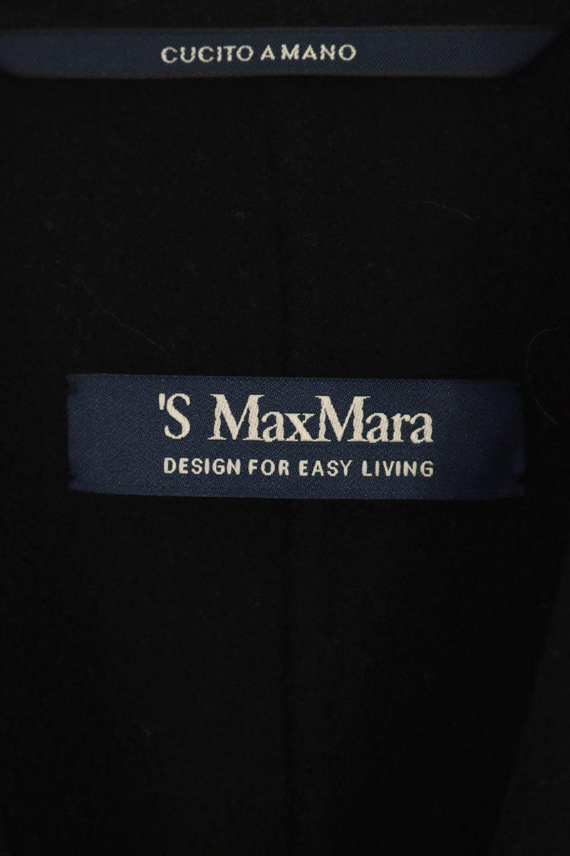 Vintage Black Pure Wool Jacket Size 36