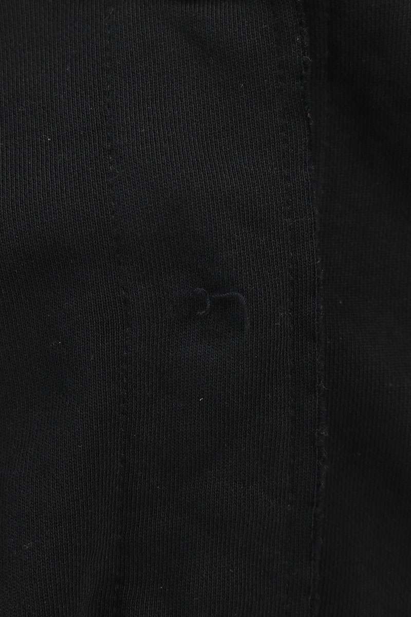 Japanese Brand Black Cotton Collarless Snap Jacket Size 14