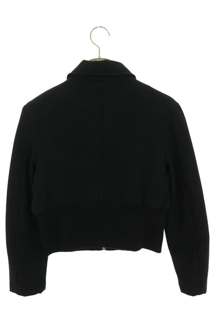 Prada Black Nylon Cropped Jacket Size 40