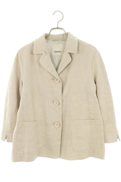 Vintage Gray Cotton Linen Jacket Size 36