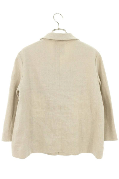 Vintage Gray Cotton Linen Jacket Size 36