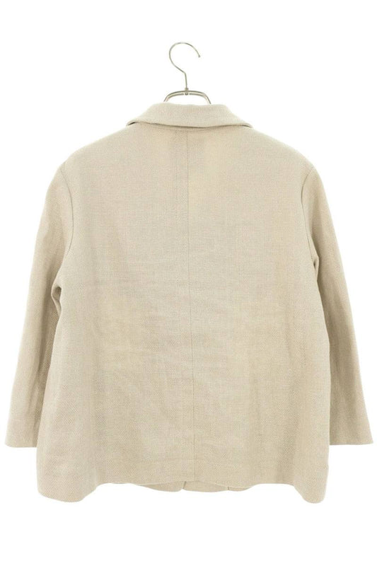 Vintage Gray Cotton Linen Jacket Size 36