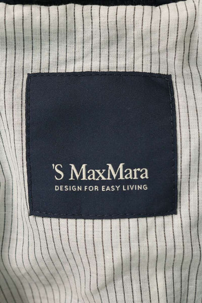 Vintage Cotton Linen Navy Jacket Size 38
