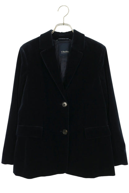Vintage Navy Cotton Velour Jacket Size 36