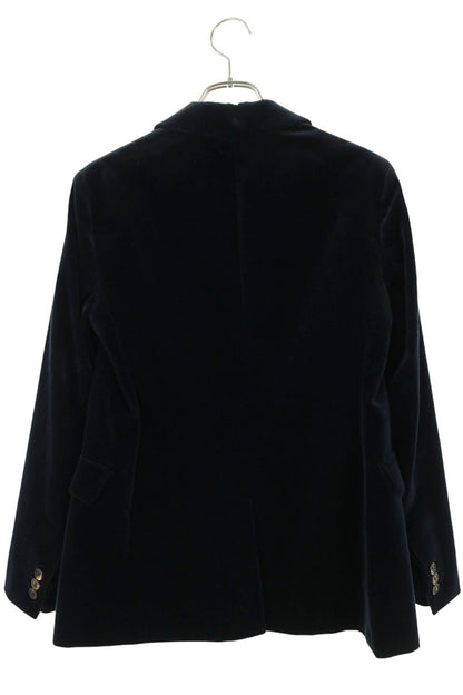 Vintage Navy Cotton Velour Jacket Size 36