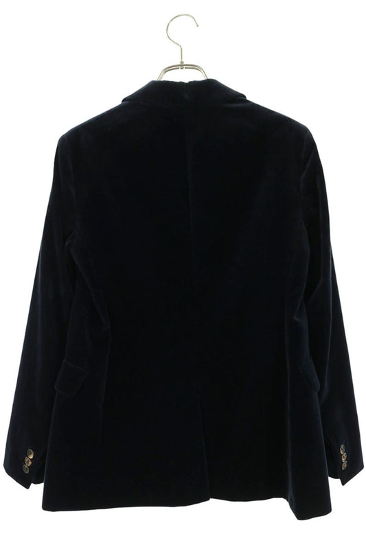 Vintage Navy Cotton Velour Jacket Size 36