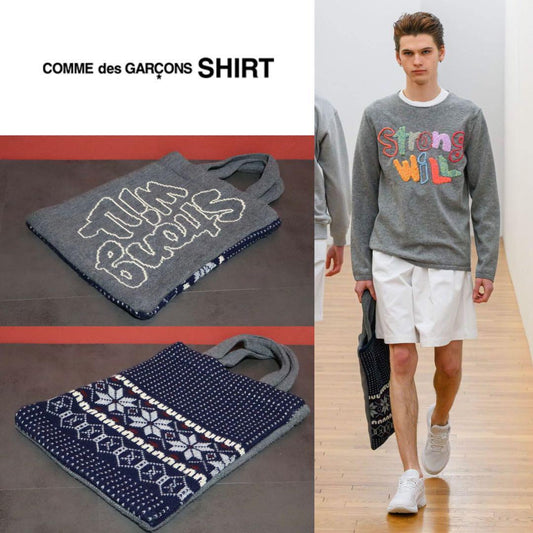 COMME des GARCONS SHIRT Strong Will Tote Knit
