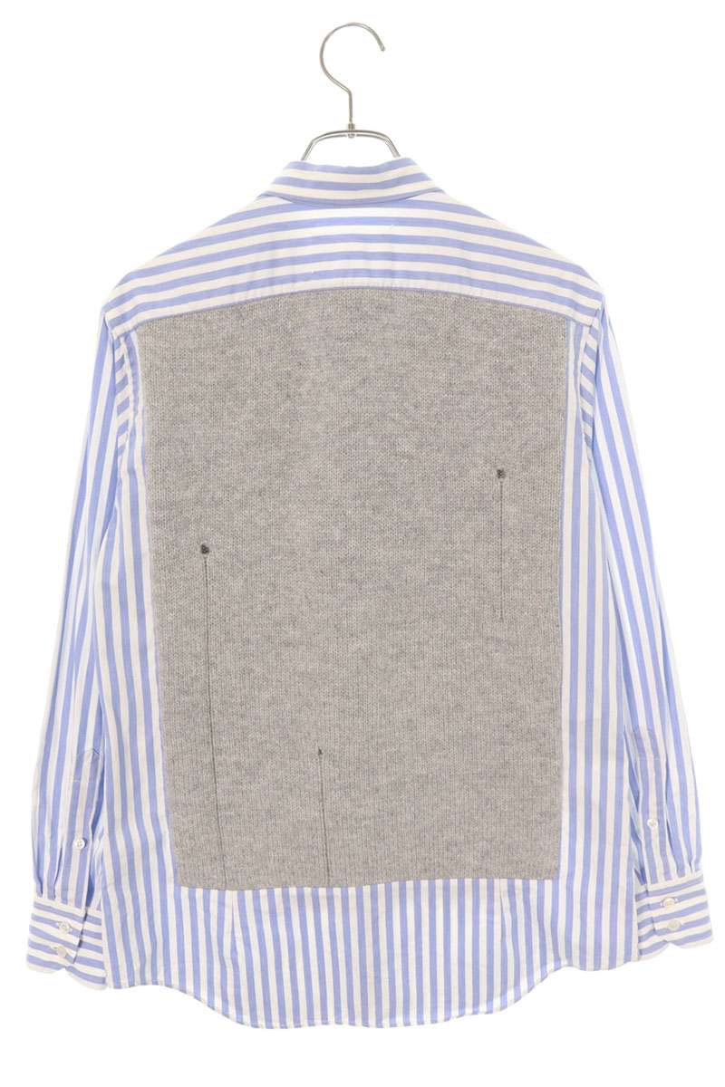 Maison Margiela 21AW Knit Docking Stripe Sweater Size 38