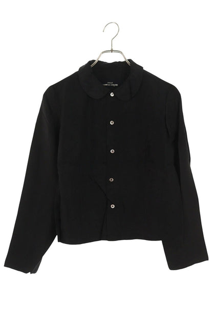 Comme des Garcons tricot AD1995 Jacquard Flower Shirt Black