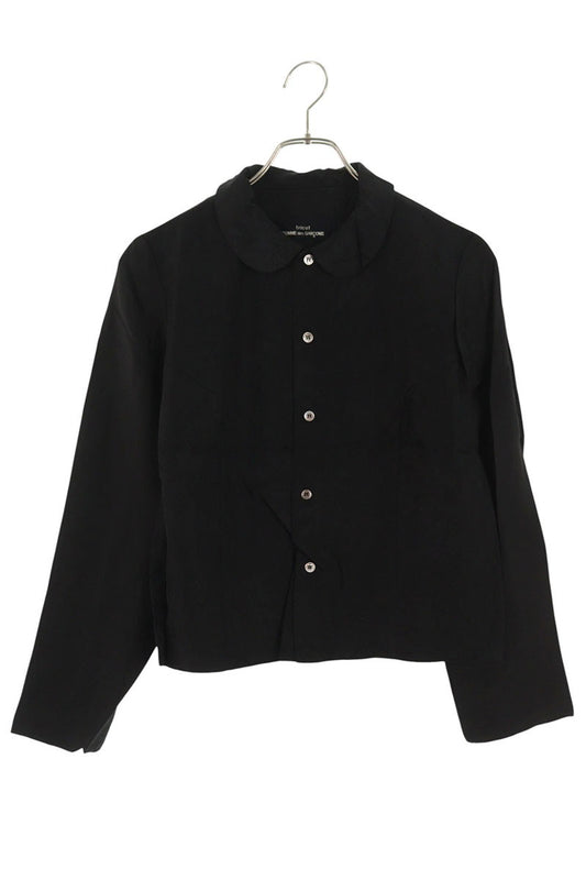 Comme des Garcons tricot AD1995 Jacquard Flower Shirt Black