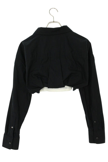 T by Alexander Wang Layered Cropped Bolero & White Size XS
