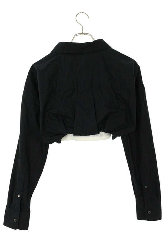T by Alexander Wang Layered Cropped Bolero & White Size XS