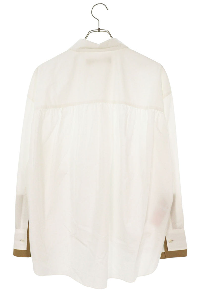 Marni 25SS Logo Embroidered Back Poplin Shirt Size 36
