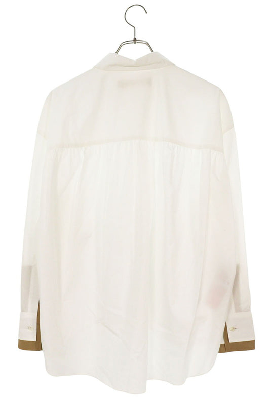 Marni 25SS Logo Embroidered Back Poplin Shirt Size 36