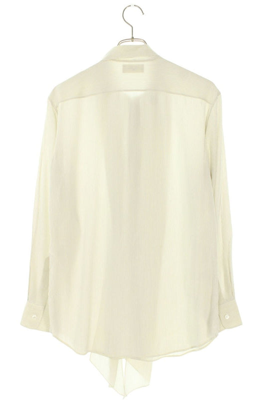 Celine Cotton Stripe Lavalliere Shirt Size 36