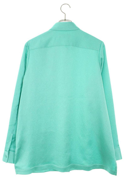 Yohji Yamamoto Green TCH SEER Long Sleeve Shirt Size XS