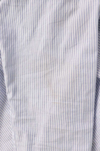Celine Triomphe Embroidered Striped Sleeve Shirt Size 39