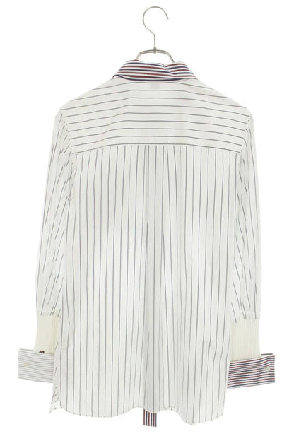 Louis Vuitton 18SS Ribbed Panel Stripe Sleeve Shirt Size 36