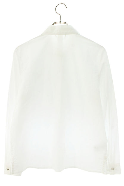 Chrome Hearts CH Embroidered Cross Ball Shirt White Size S