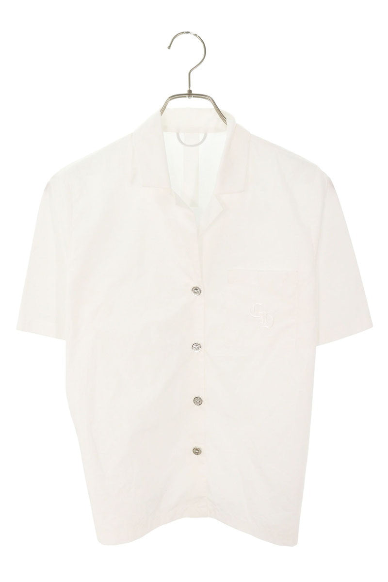Chrome Hearts CH Embroidery White Silver T-Shirt Size XS