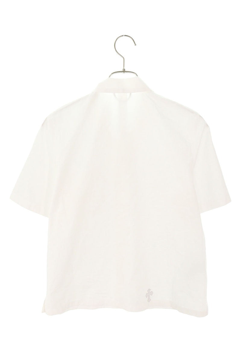 Chrome Hearts CH Embroidery White Silver T-Shirt Size XS