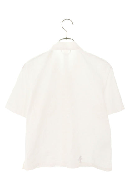 Chrome Hearts CH Embroidery White Silver T-Shirt Size XS
