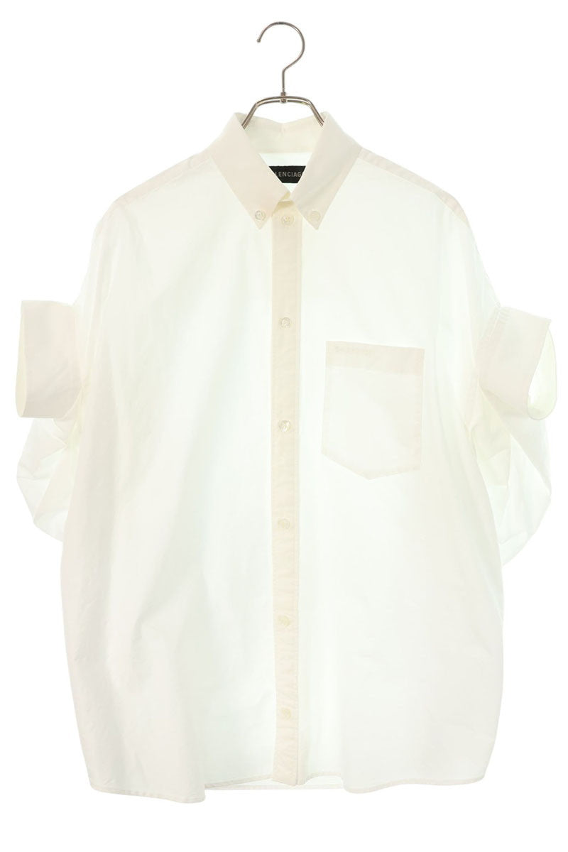 Balenciaga Logo Embroidered Sleeve Shirt Size 36