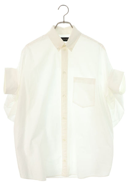 Balenciaga Logo Embroidered Sleeve Shirt Size 36