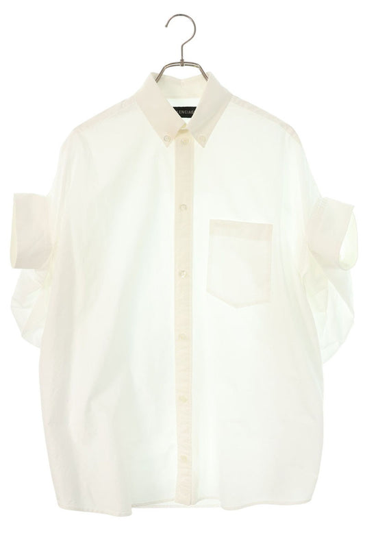 Balenciaga Logo Embroidered Sleeve Shirt Size 36