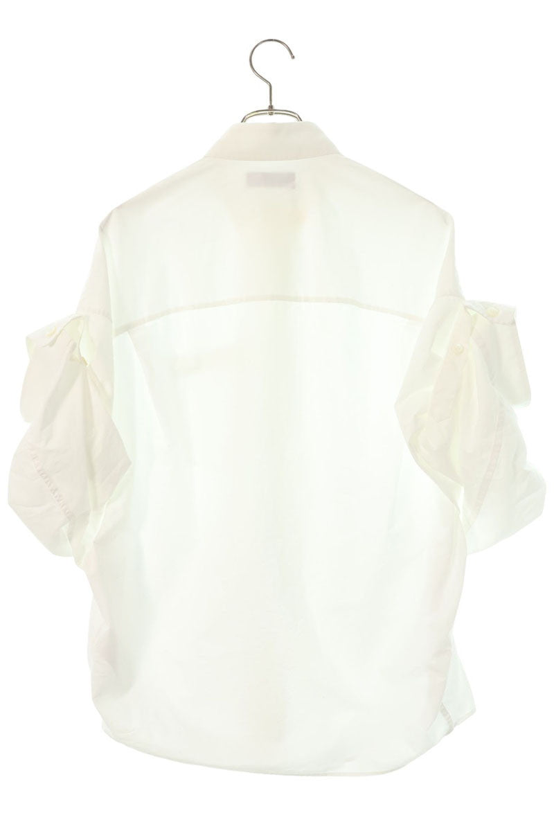 Balenciaga Logo Embroidered Sleeve Shirt Size 36