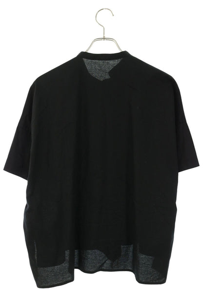 Yohji Yamamoto Cotton Twill Box Short Shirt Black Size 2