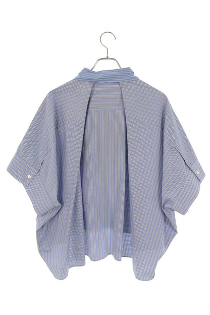 Sacai Thomas Mason Stripe Cotton Shirt Blue Size 2