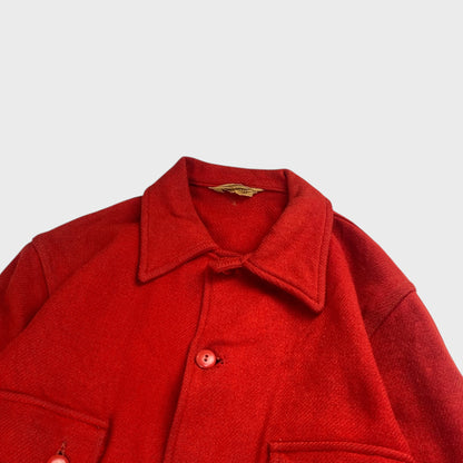 BOY SCOUTS AMERICAN 60s Wool Jacket Red Size M