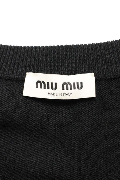 Miu Miu Argyle Wool Cropped Cardigan Size 42