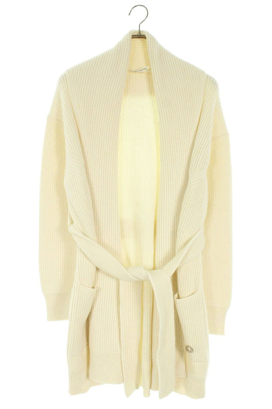Hermes Off-White Cashmere Shawl Cardigan Size 34