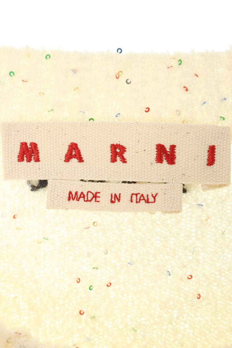 Marni 24SS Sequin Embellished Cardigan Multi Size 40