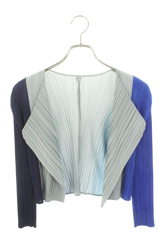 PLEATS PLEASE 15SS Color Block Pleated Cardigan Multi Size L