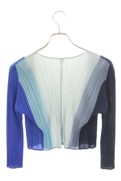 PLEATS PLEASE 15SS Color Block Pleated Cardigan Multi Size L