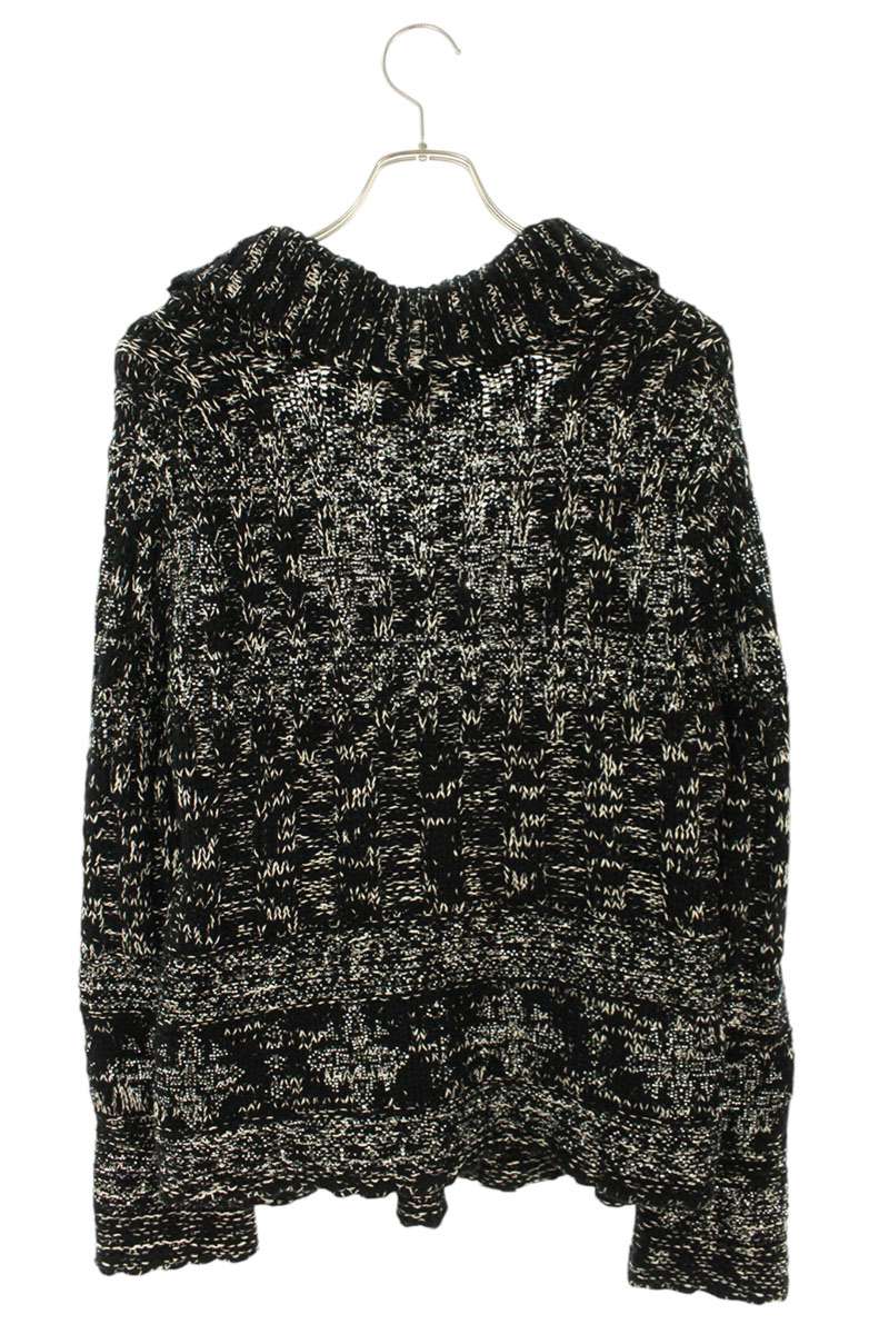 Chanel Black Wool Cashmere Rhinestone Cardigan Size 42