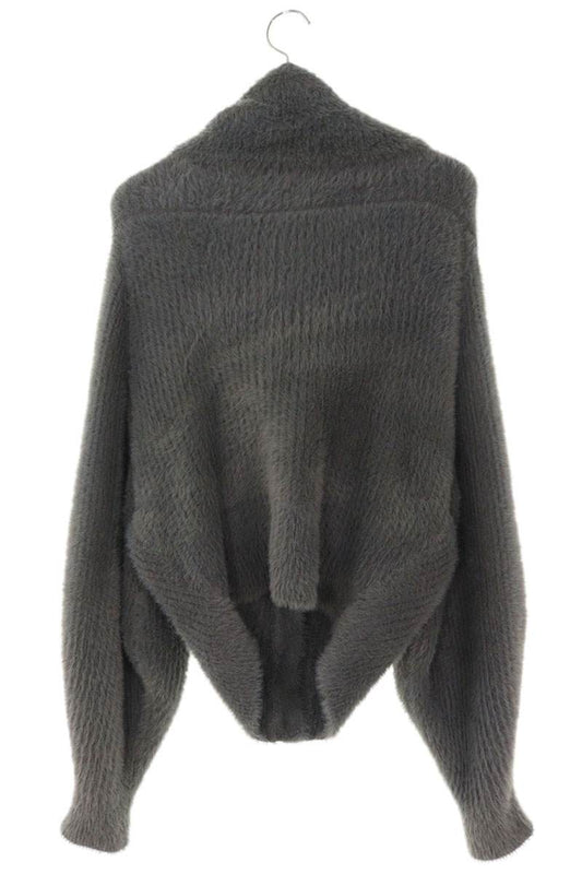 JOHN LAWRENCE SULLIVAN Gray High-Neck Cardigan Size ONE