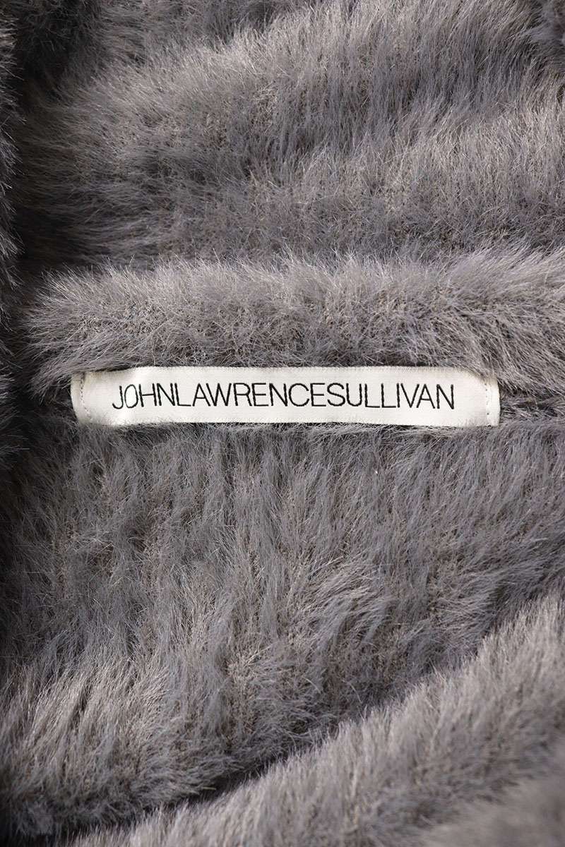 JOHN LAWRENCE SULLIVAN Gray High-Neck Cardigan Size ONE