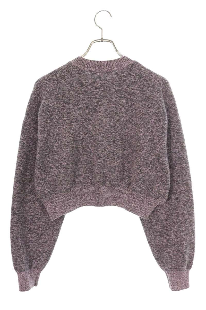 T by Alexander Wang Purple Embossed Logo Cardigan Size XS