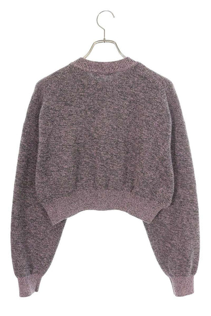 T by Alexander Wang Purple Embossed Logo Cardigan Size XS