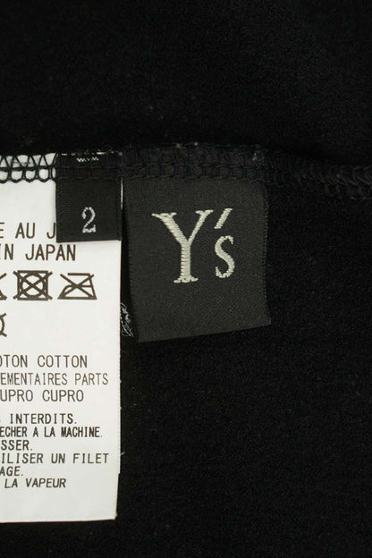 Yohji Yamamoto Hard Twist Cotton Cardigan Black Size 2