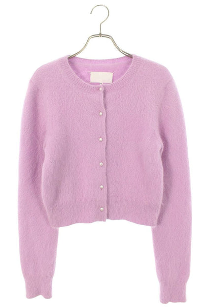 Maison Margiela 23AW Angora Round Cardigan Purple Size S